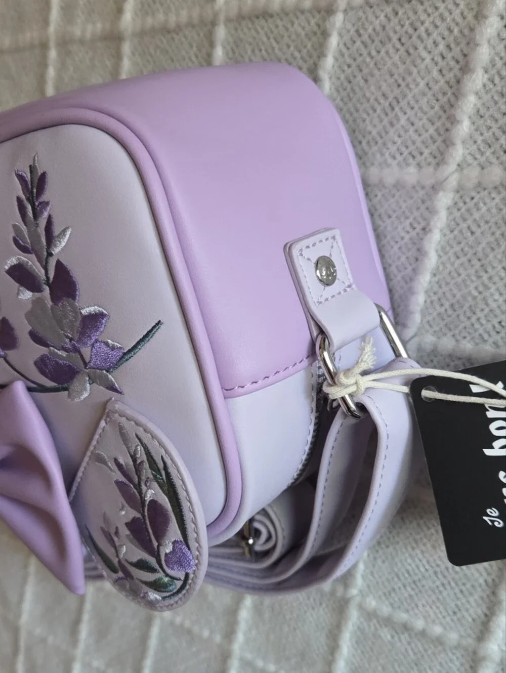 Loungefly Disney Minnie Mouse Wisteria Ears Floral Scented Crossbody Bag